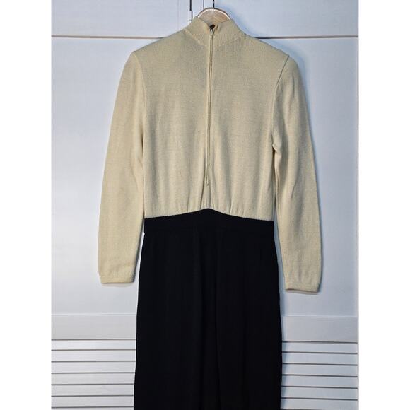 RARE Vintage St John Santana Knit Jumpsuit designed by Marie Gray Pockets Size 6 - Picture 7 of 11